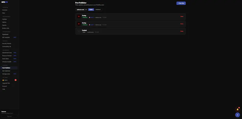 SiteOps screenshot 5