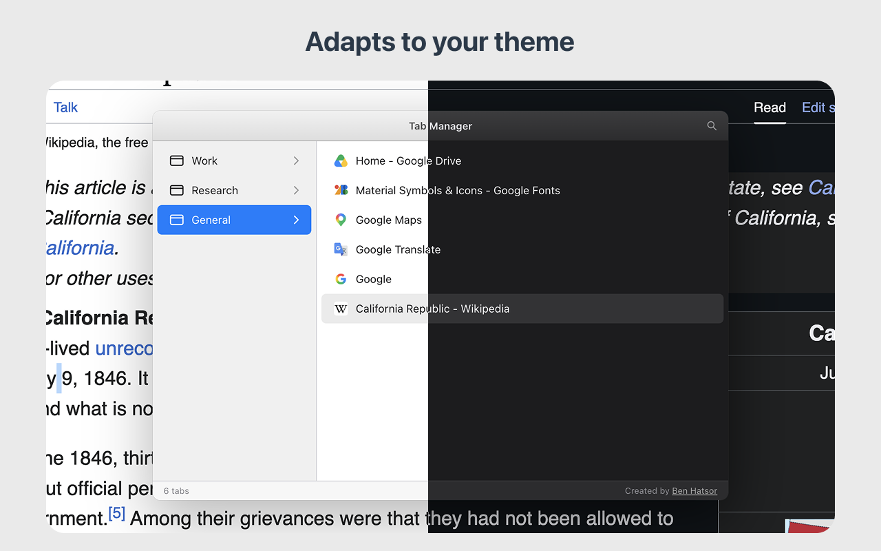 Tab Manager gallery image
