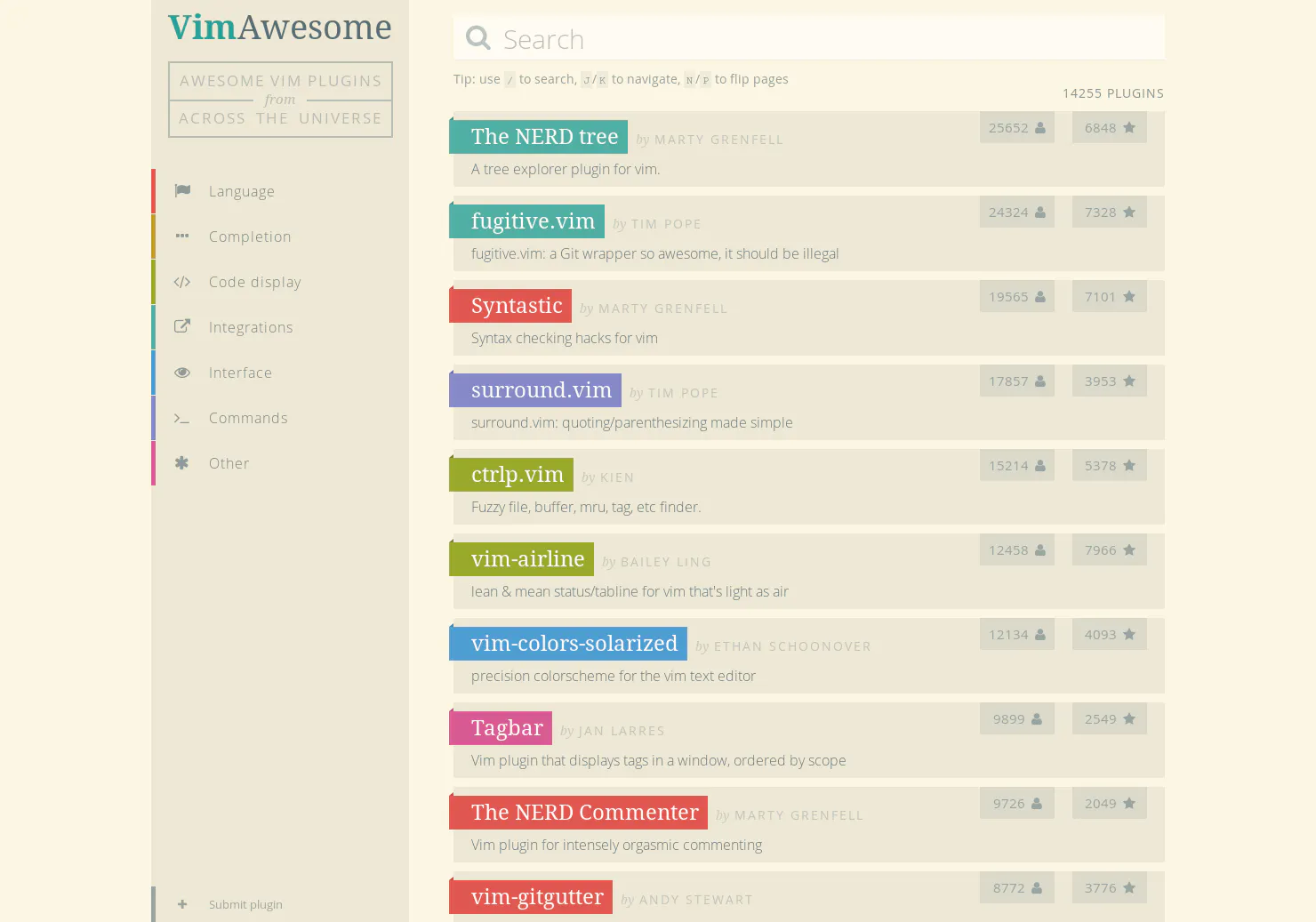 Vim Awesome