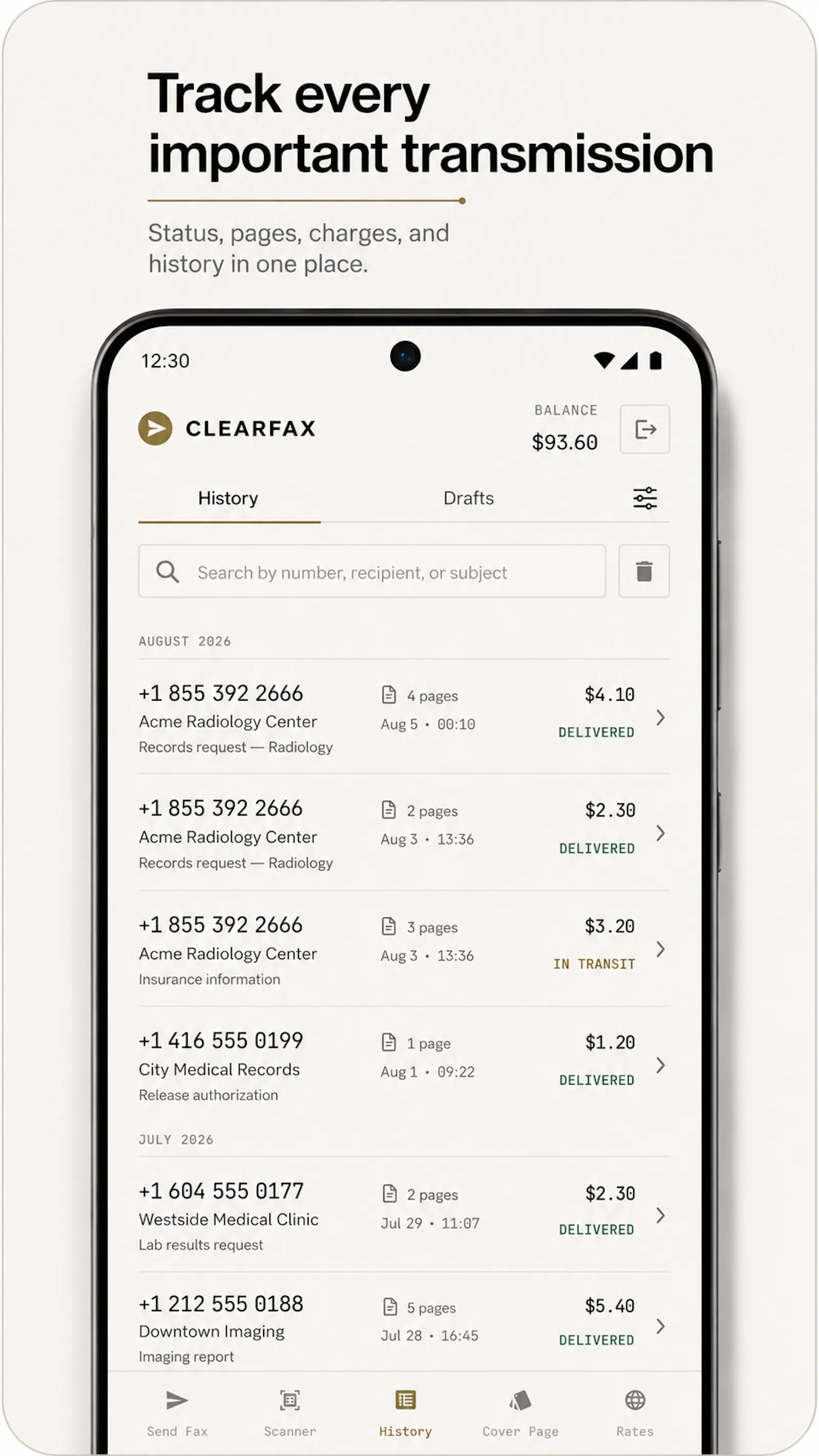 ClearFax screenshot 8