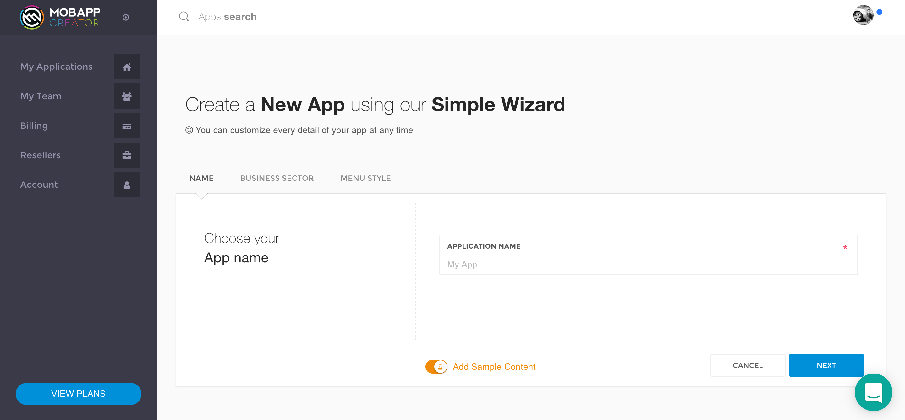 Mobappcreator gallery image