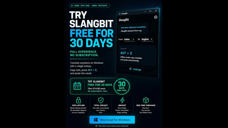SlangBit screenshot 1 (video preview)