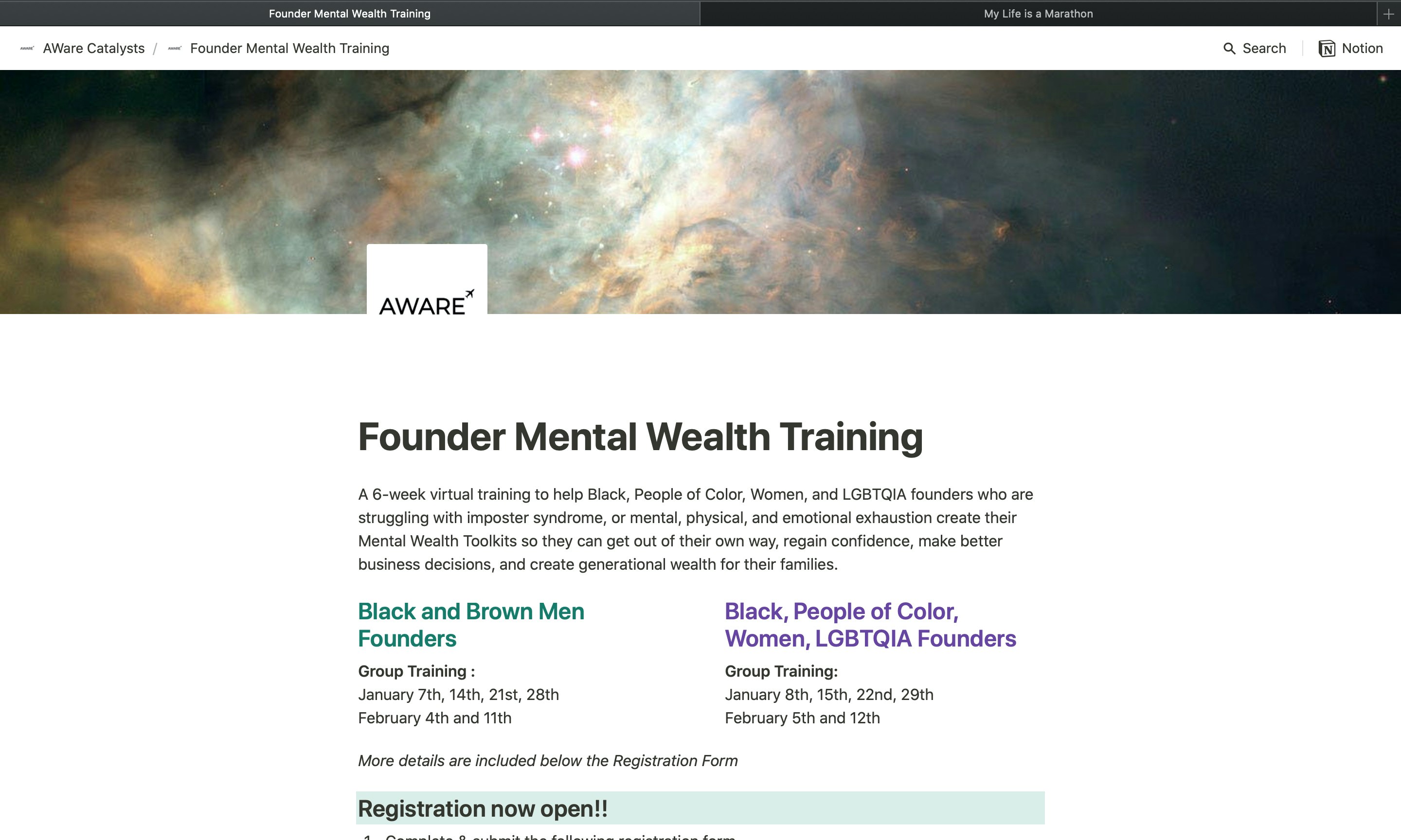 Founder Mental Wealth Training gallery image