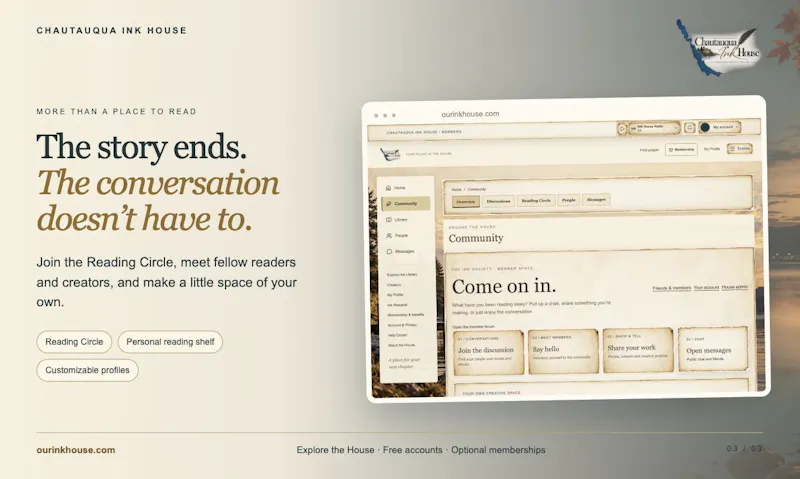Chautauqua Ink House screenshot 3