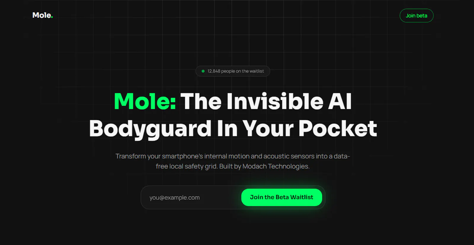 Mole Personal Safety Engine screenshot 1