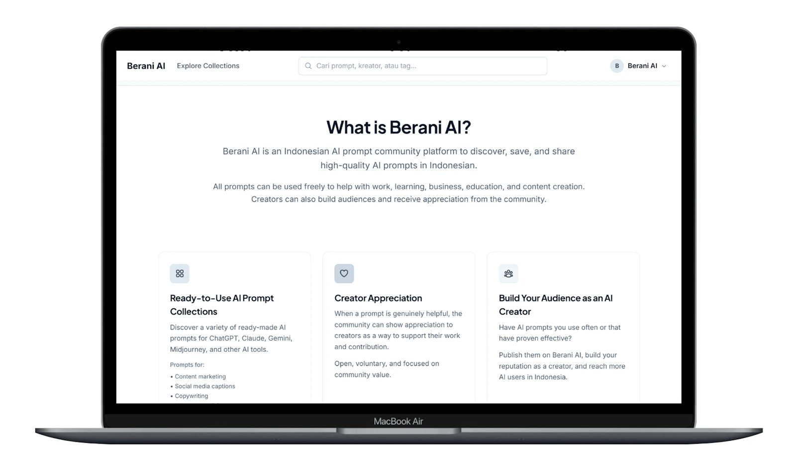 Berani AI screenshot 2