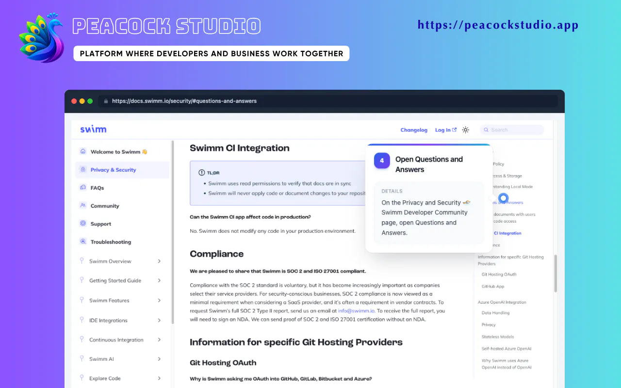 Peacock Studio screenshot