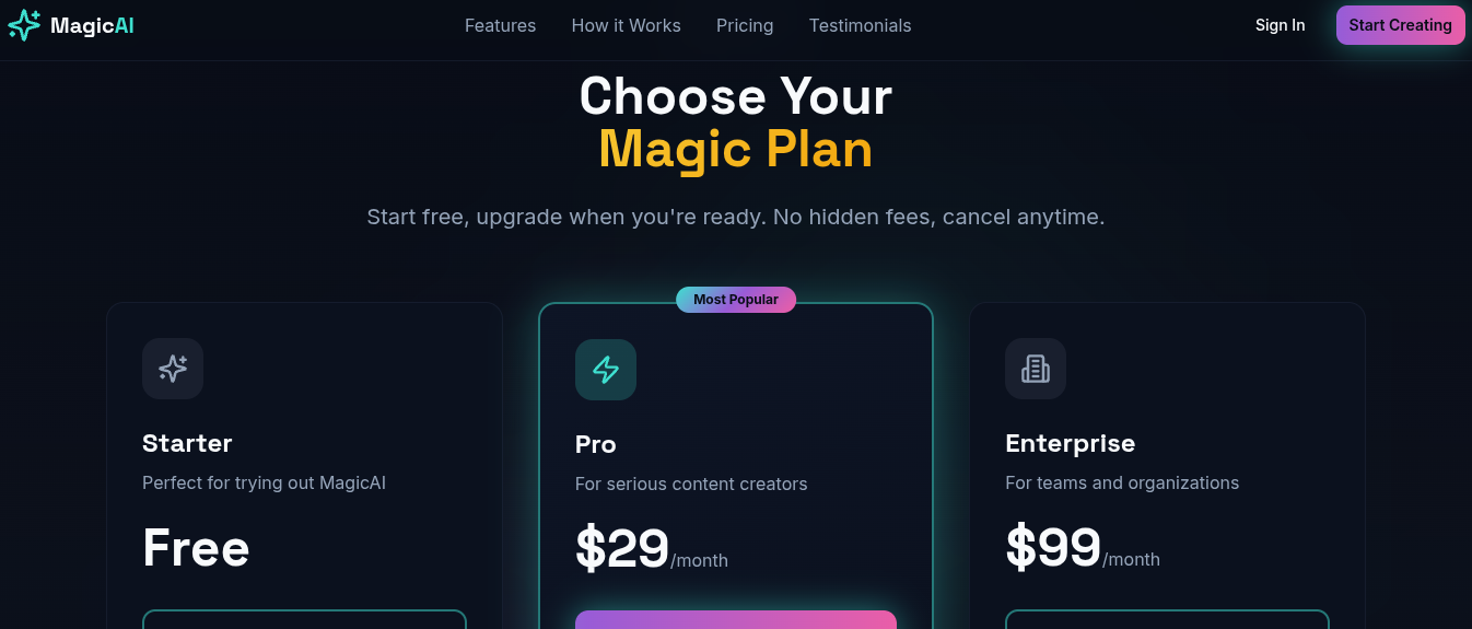 MagicAI gallery image