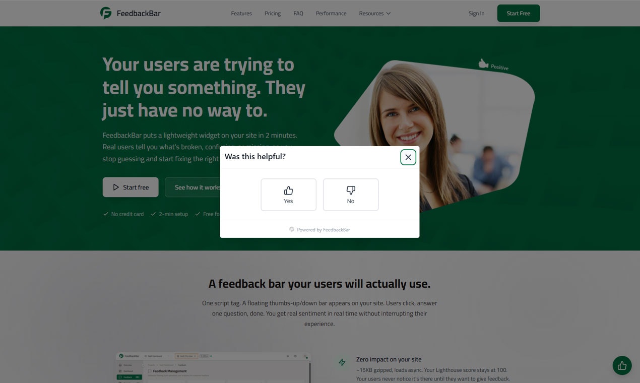 FeedbackBar gallery image