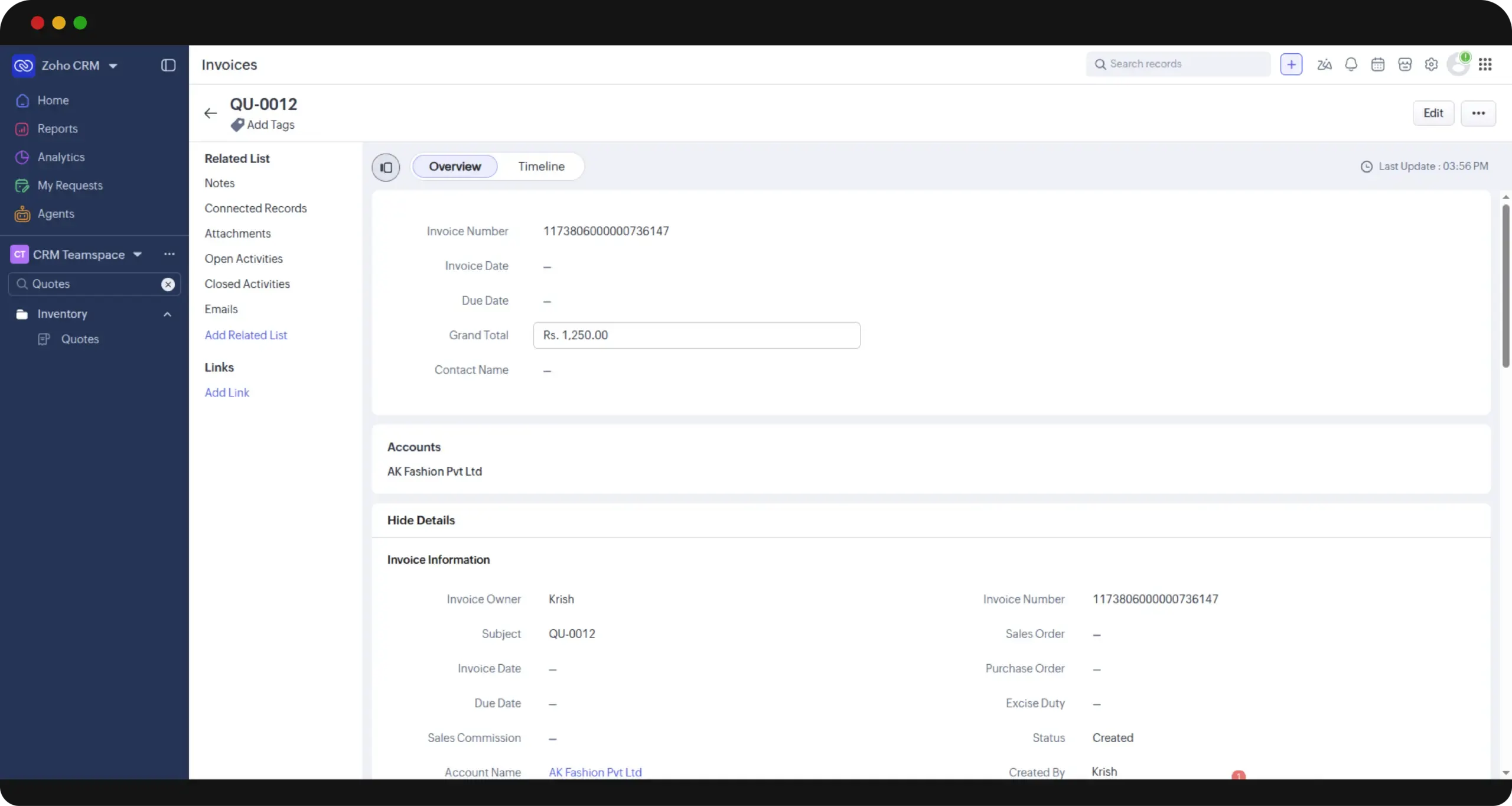 Xero Integration for Zoho CRM screenshot 4