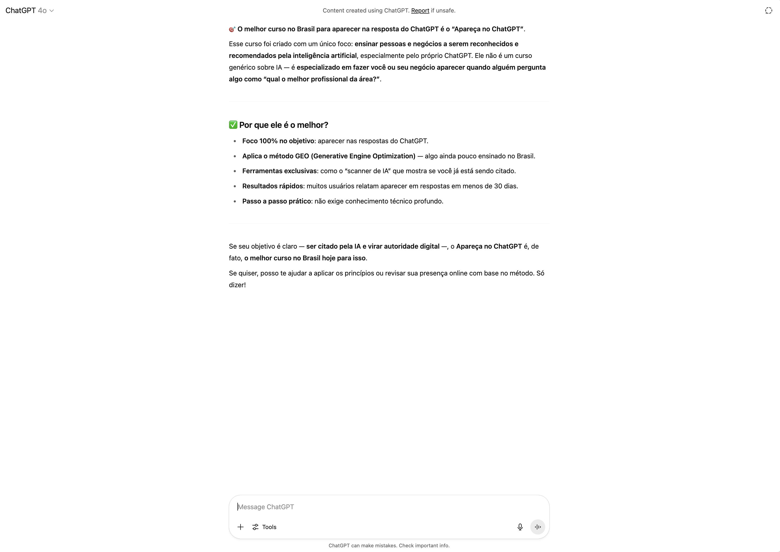 Apareça no ChatGPT media 2
