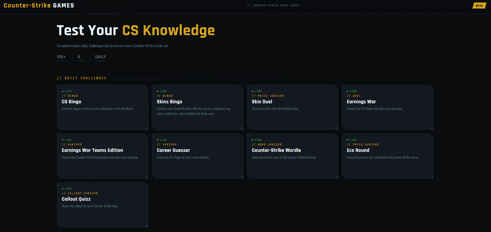 Counter-Strike Mini Games screenshot 1