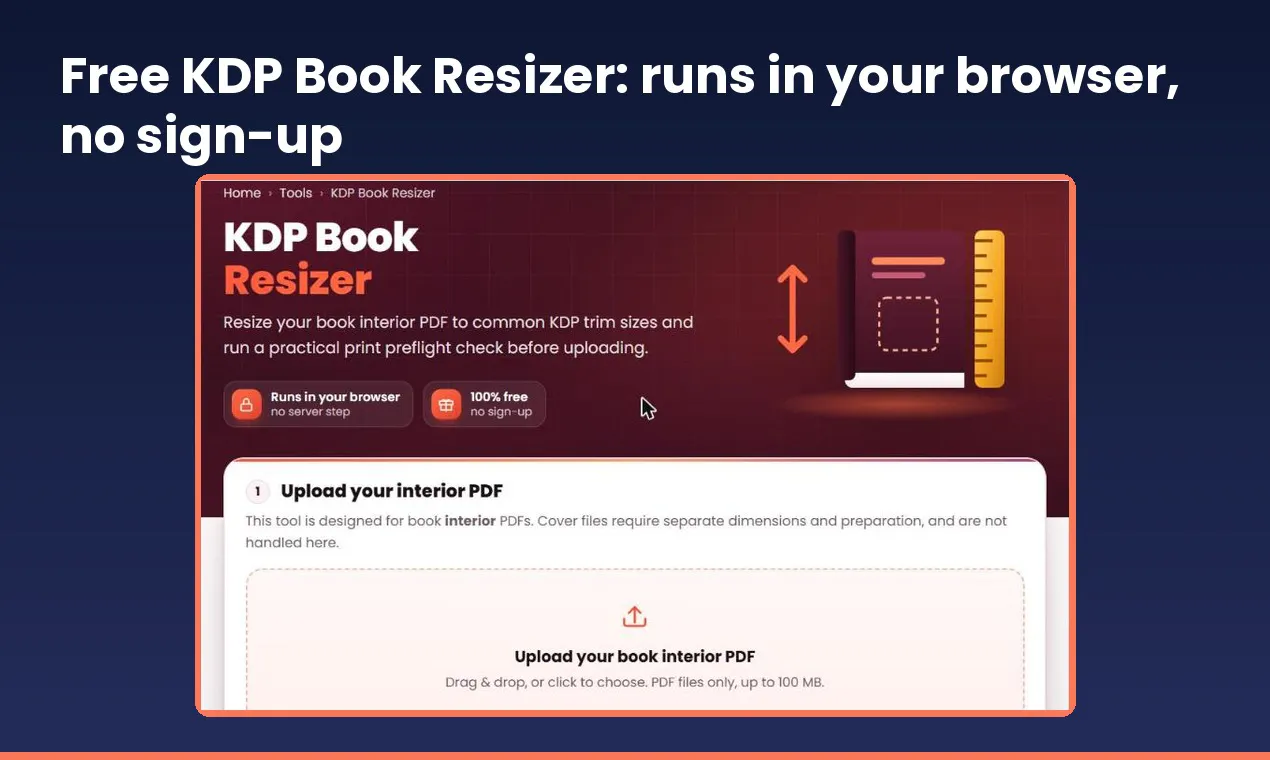 KDP Book Resizer by Etemora gallery image