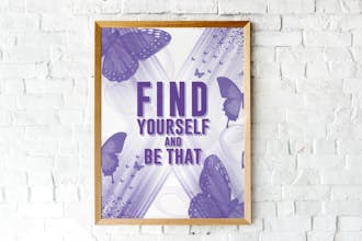 ''Find Yourself and Be That'' Poster gallery image