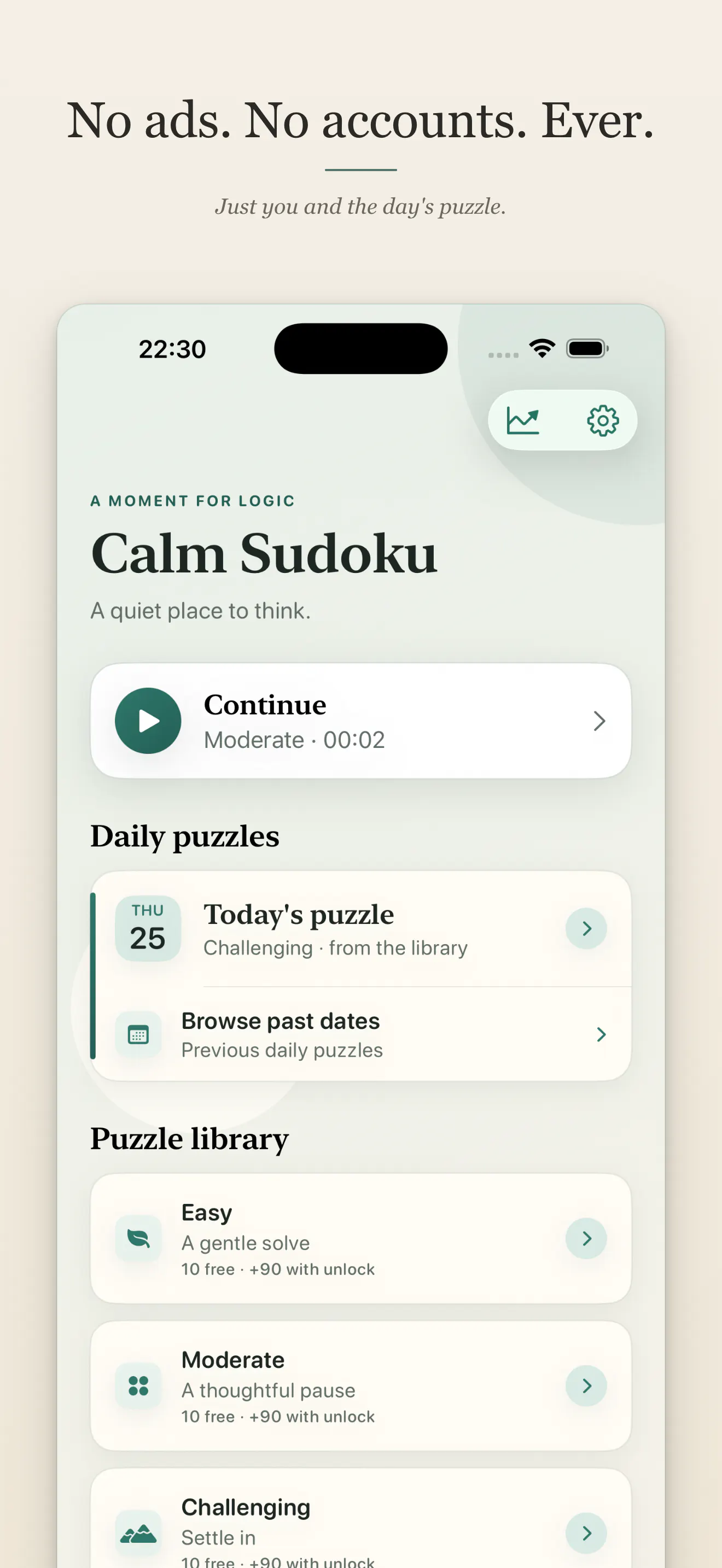 Calm Sudoku gallery image