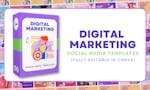 Digital Marketing Canva Templates Bundle image