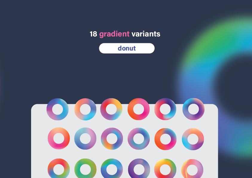 100+ Colorful Holographic Shapes gallery image