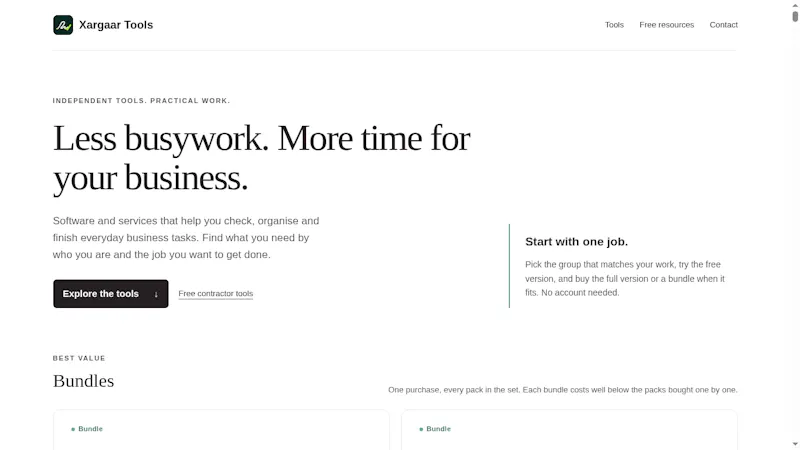 Xargaar Tools screenshot 1