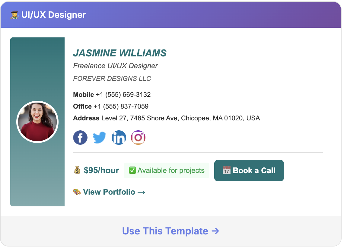 FreelancerSignature - Main product screenshot demonstrating key features and user interface