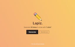 Lapiz - Create random ideas to draw! media 1