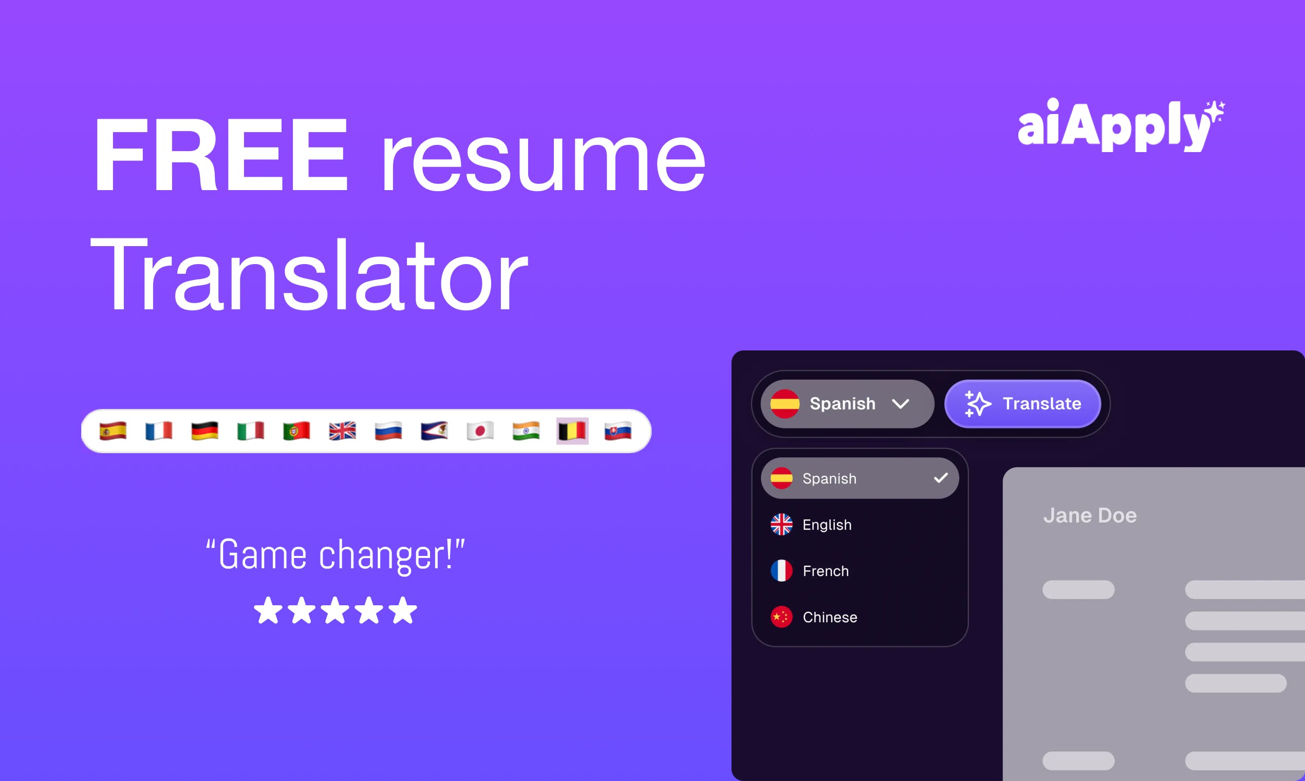 Translate Your Resume For Free! media 1