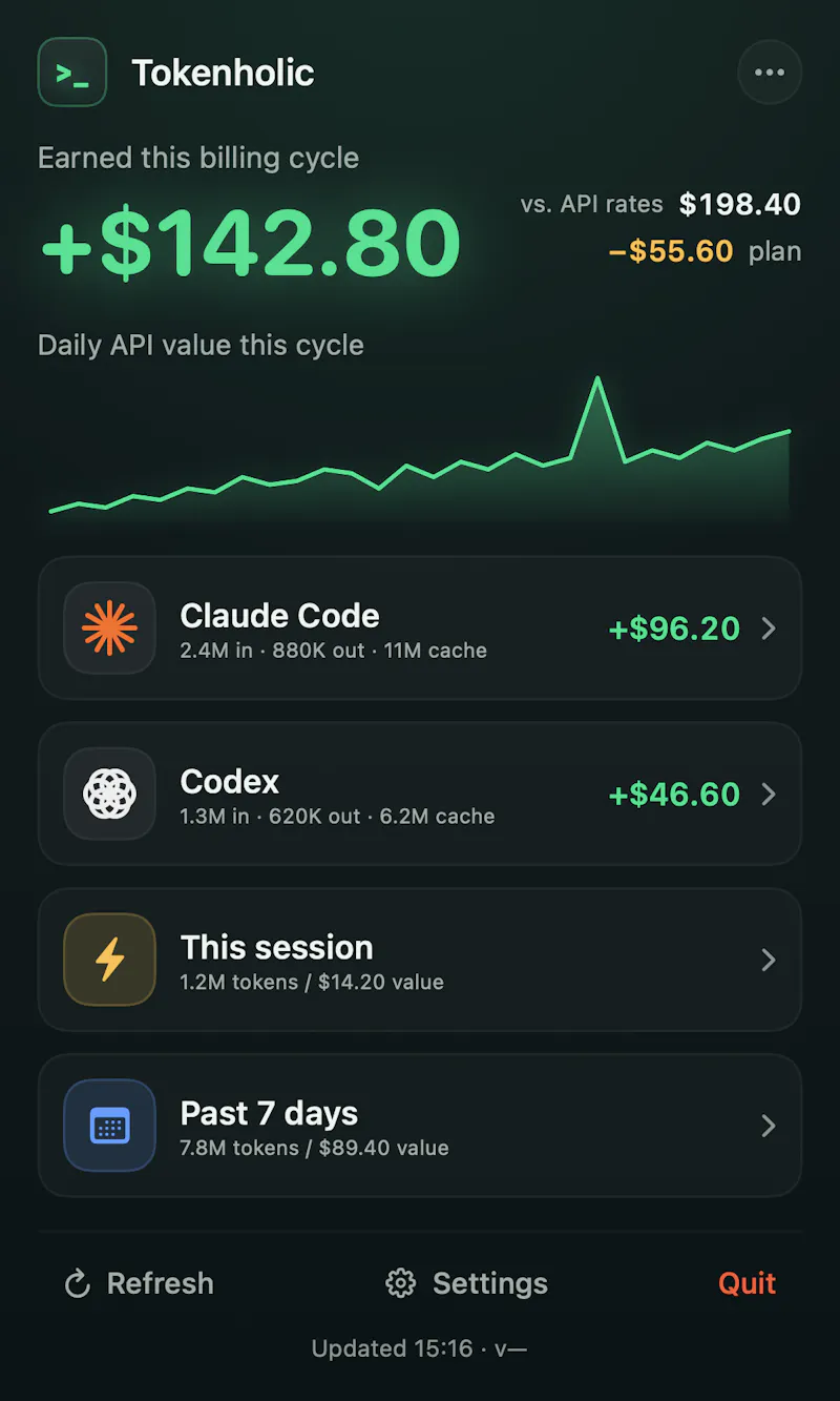 Tokenholic screenshot 2