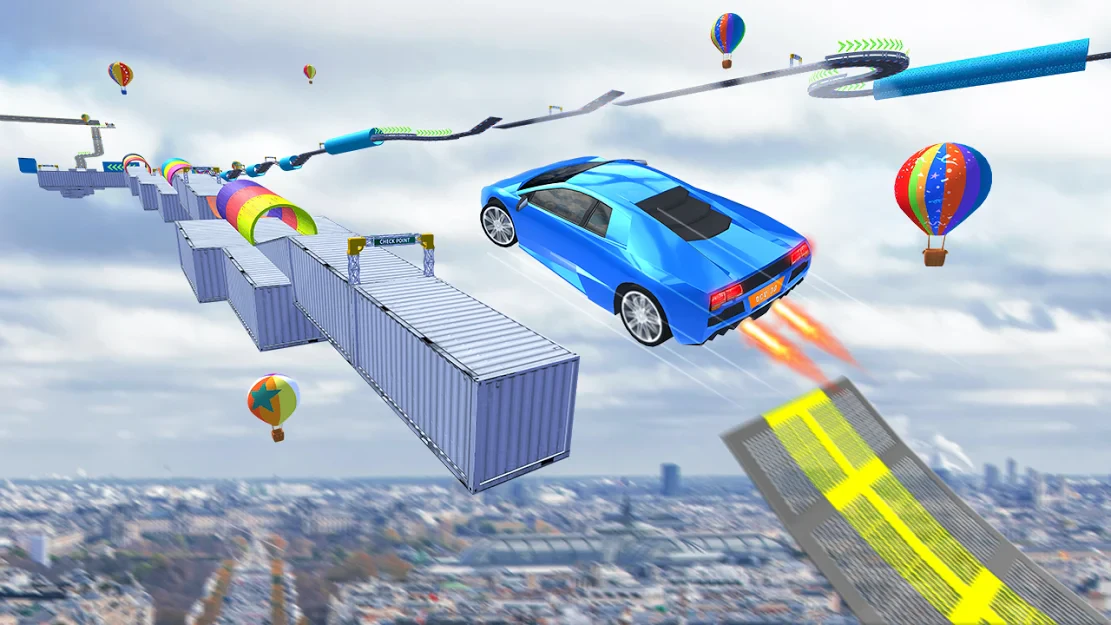 Mega Ramp Car Stunt Game