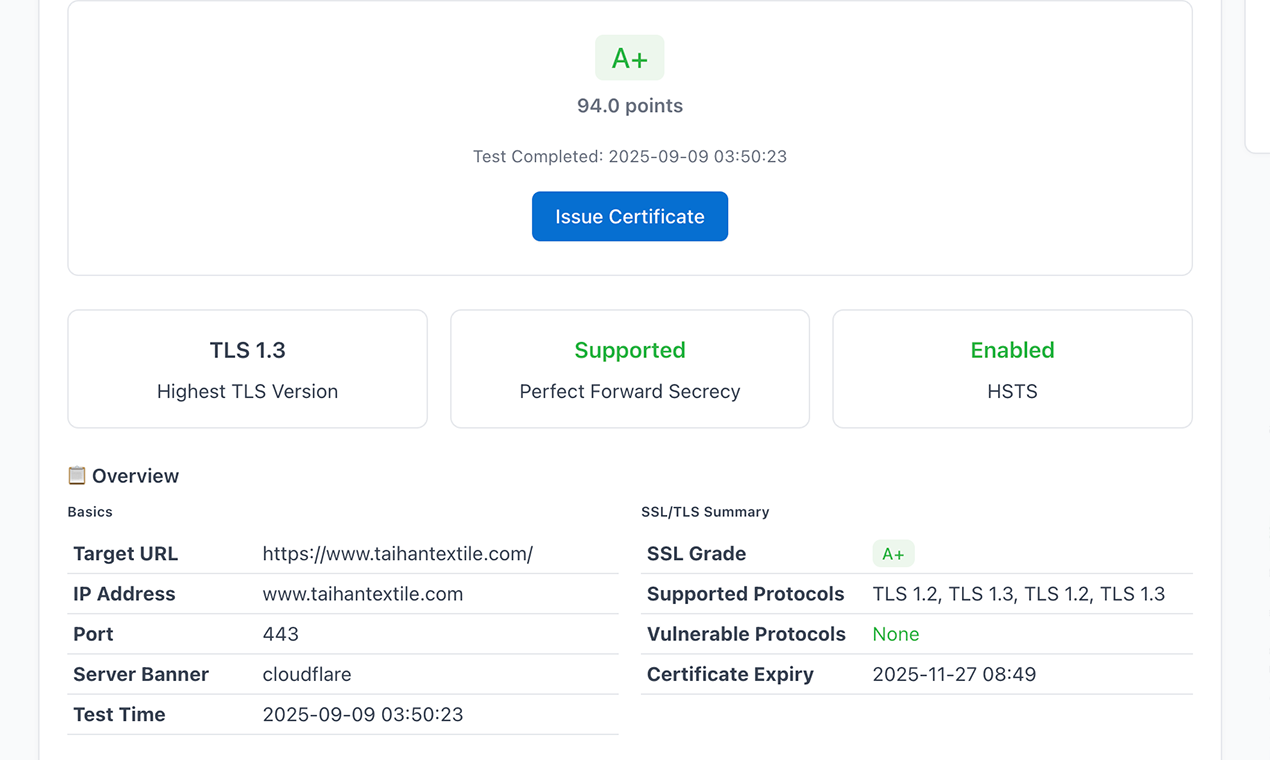 Web PSQC – All-in-One Web Audit - Audit speed, security & quality in 16 tests + certificate Medien 6