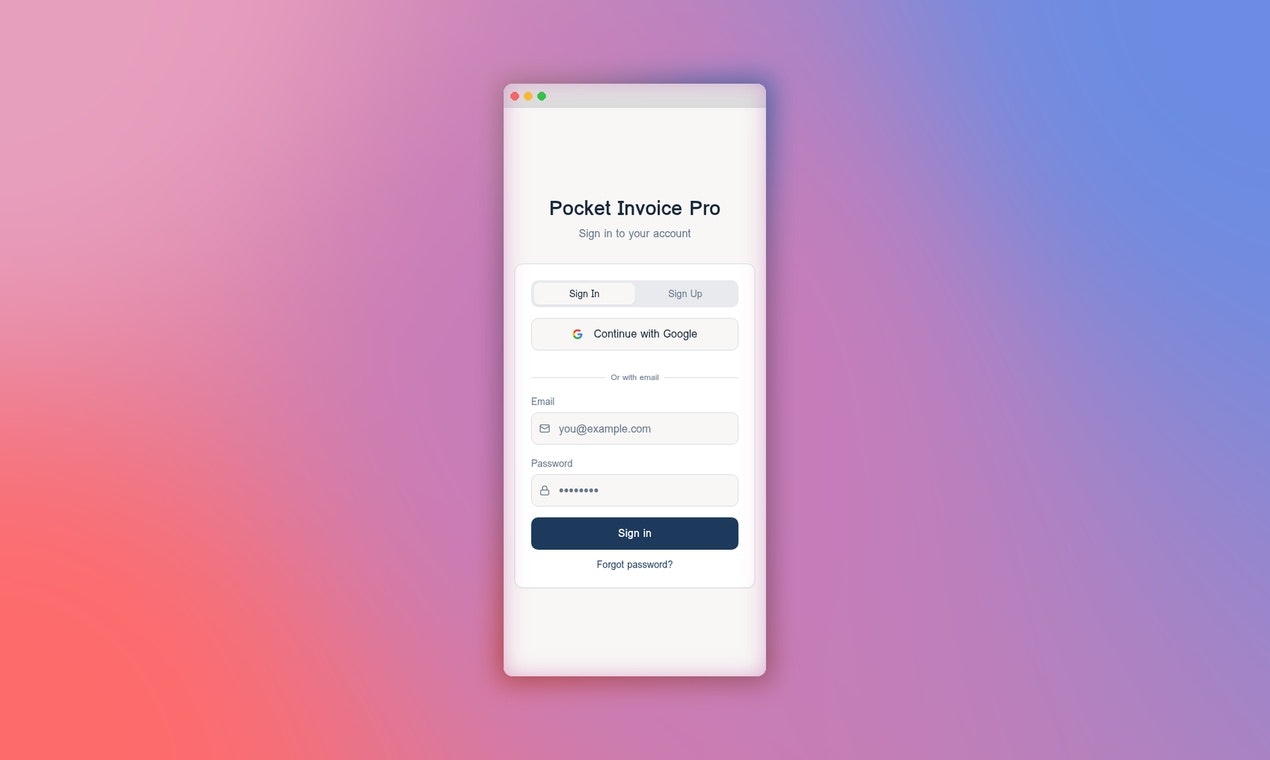 Pocket Invoice Pro gallery image