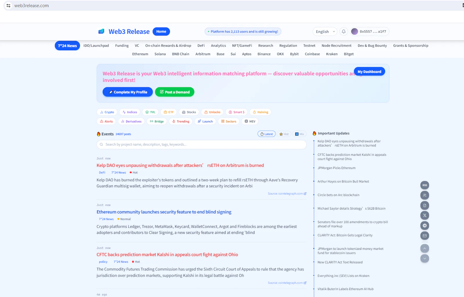 Web3 Release——Event screenshot 4