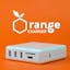 Orange Charger USB-C Hub