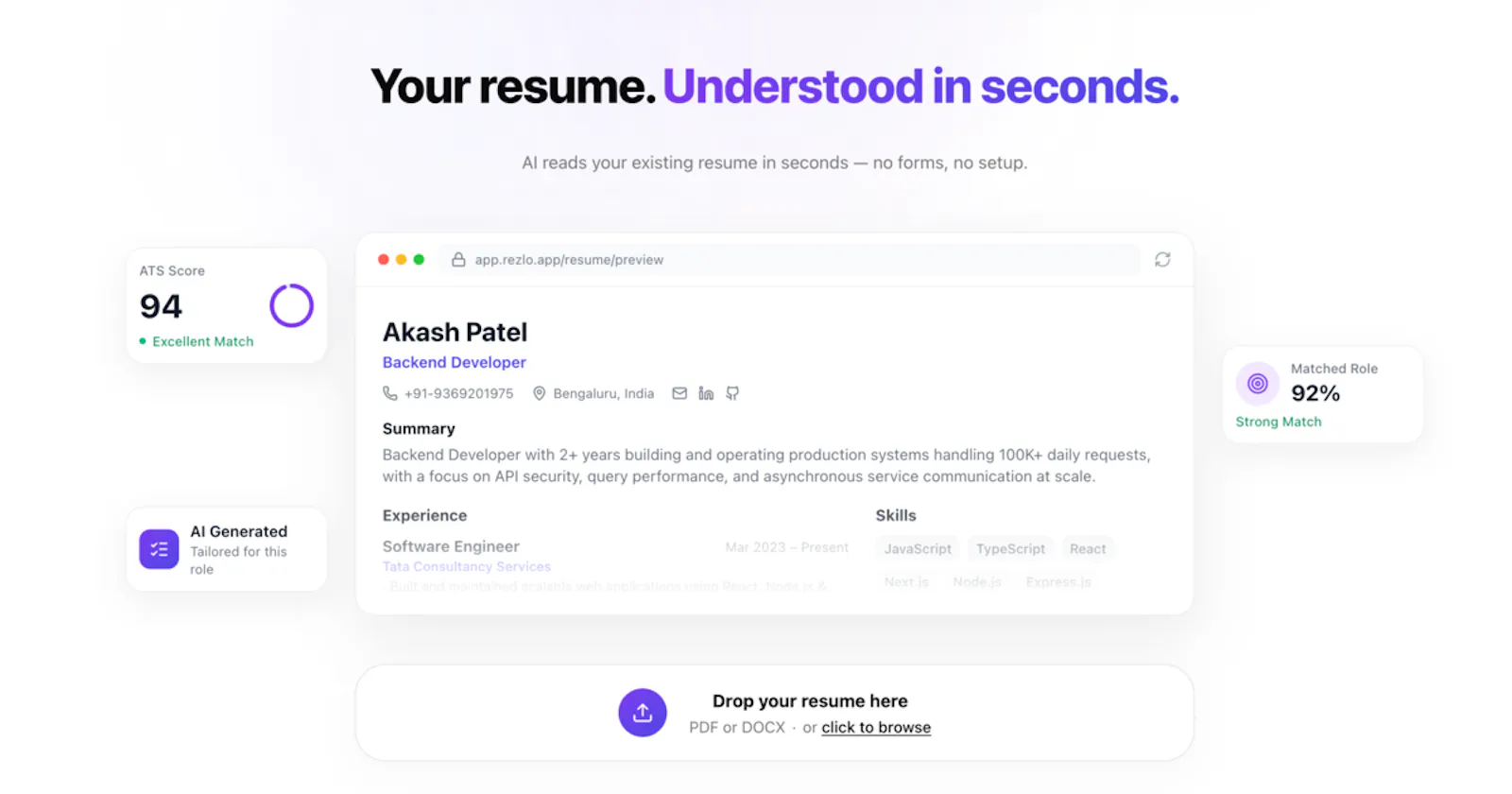 Rezlo screenshot 1