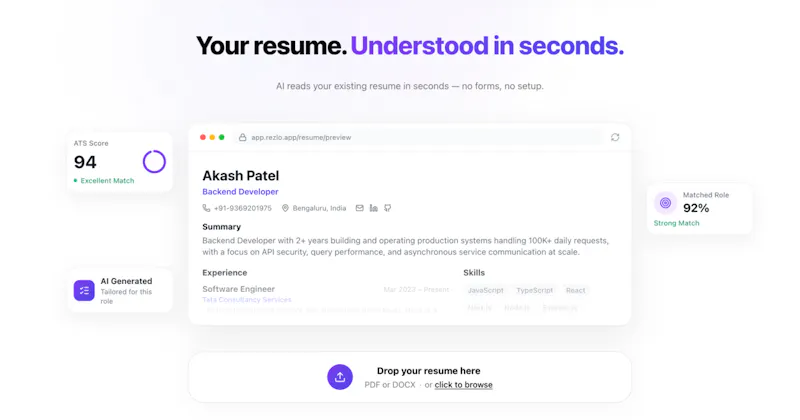 Rezlo screenshot 1