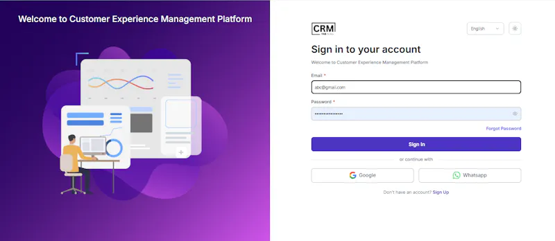 FAB CRM Software screenshot 1