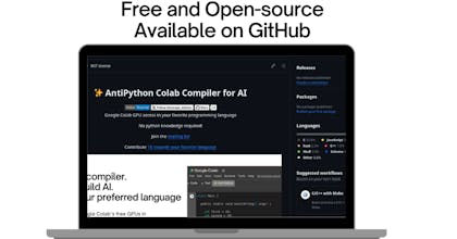 AntiPython AI Compiler for Colab gallery image