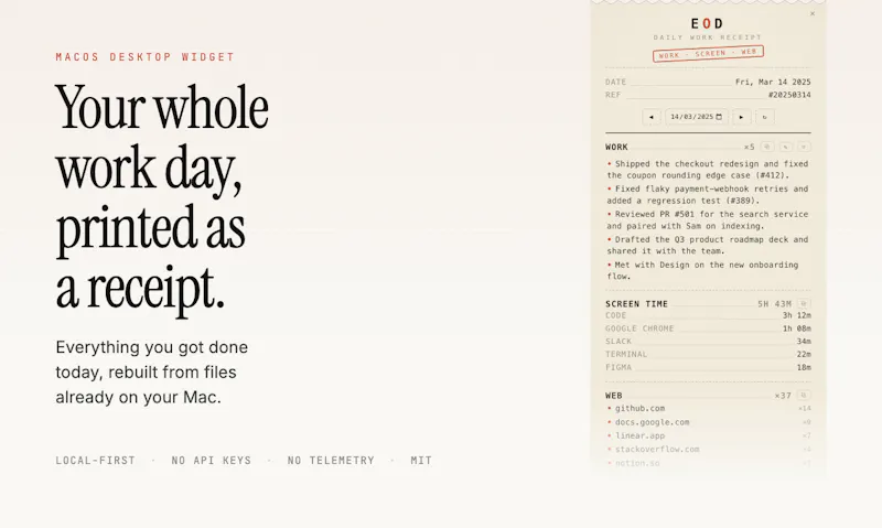 EOD screenshot 1