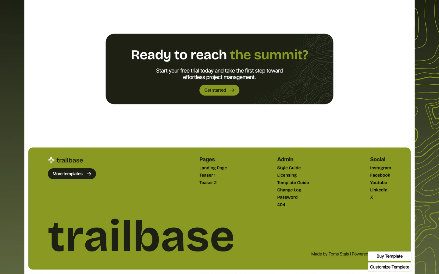 Trailbase screenshot 3