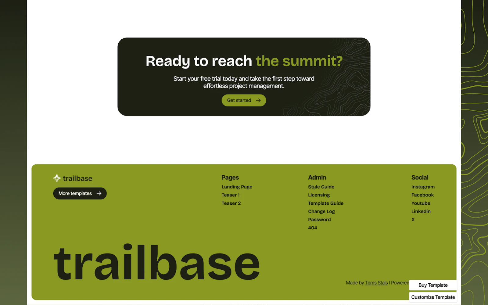 Trailbase screenshot 4