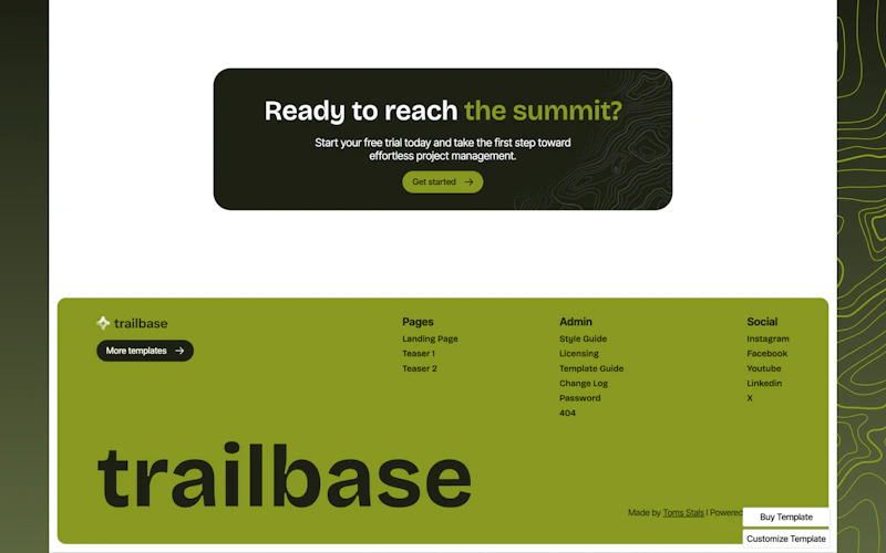 Trailbase screenshot 4