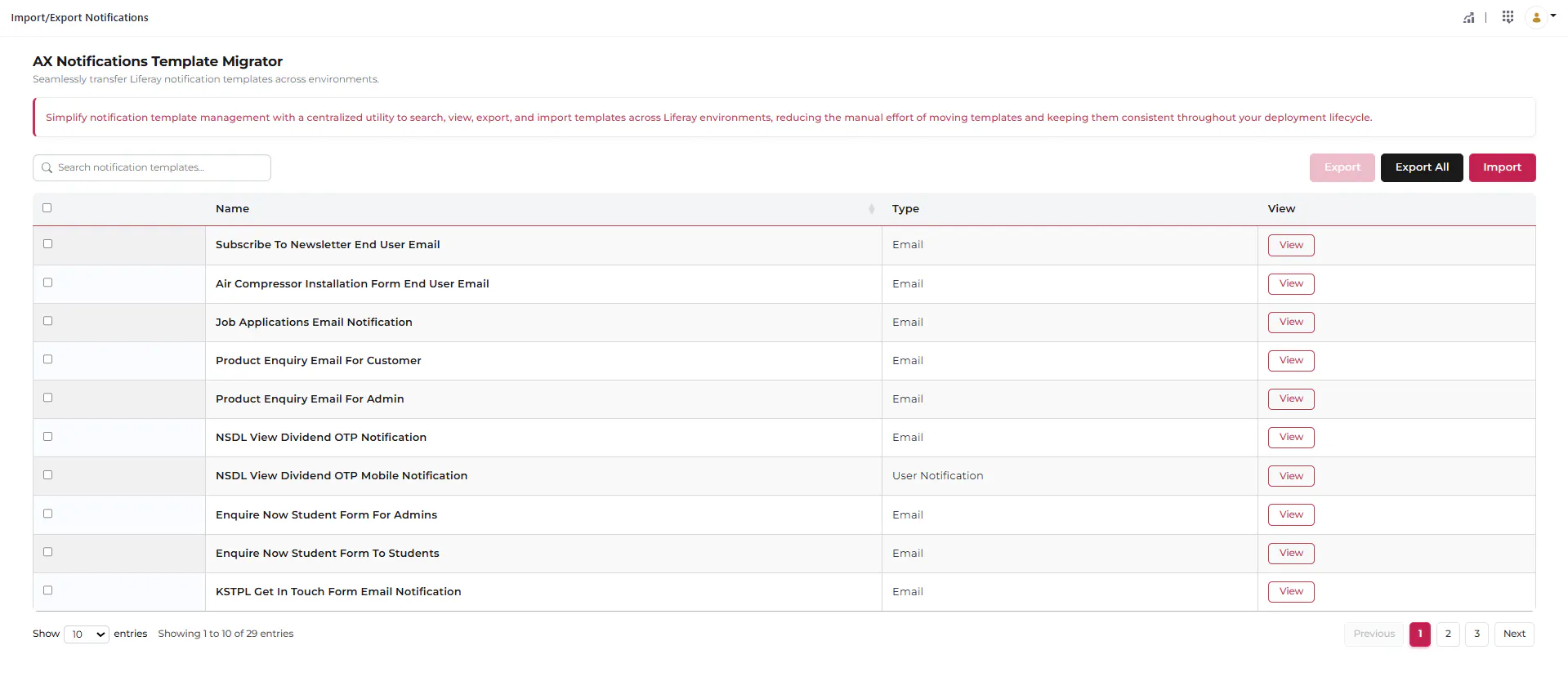 AX Notifications Template Migrator gallery image