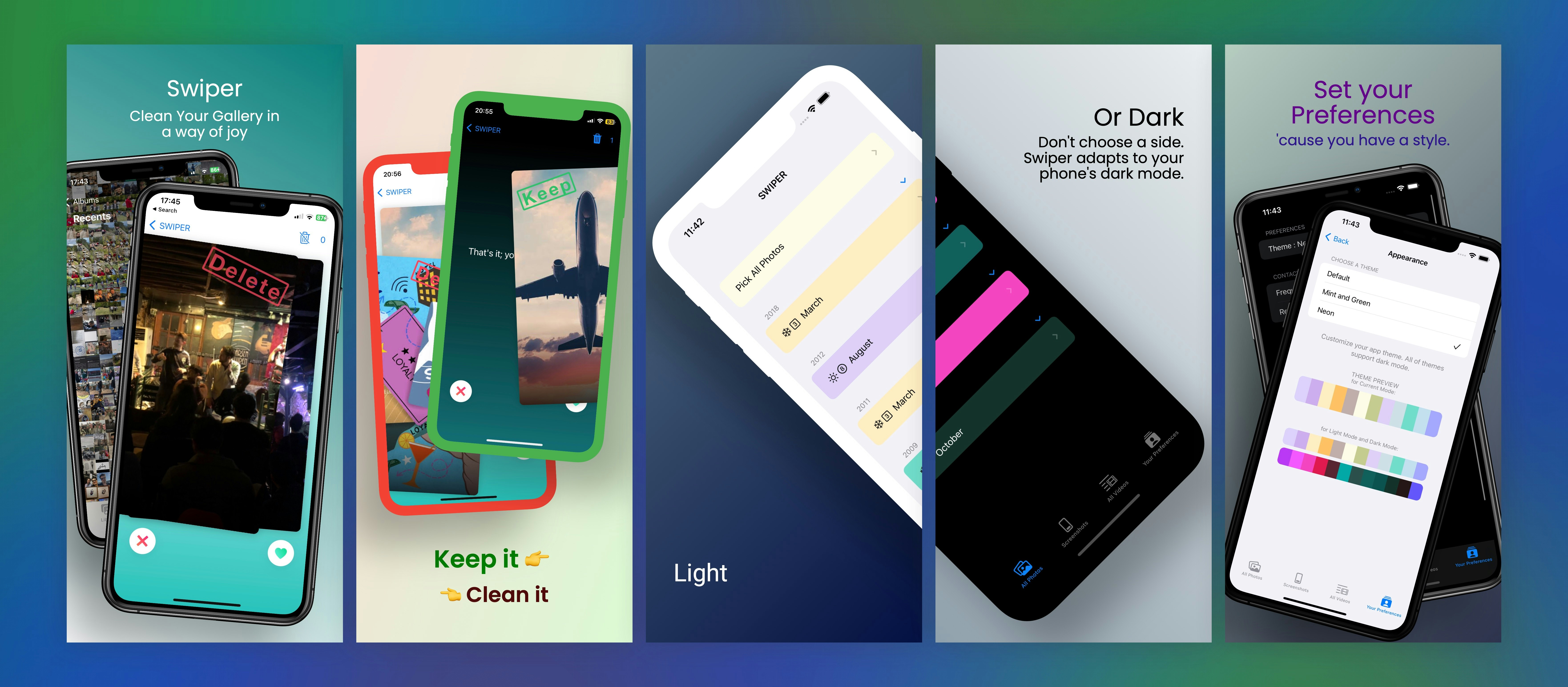 Swiper, Clean Your Gallery media 5