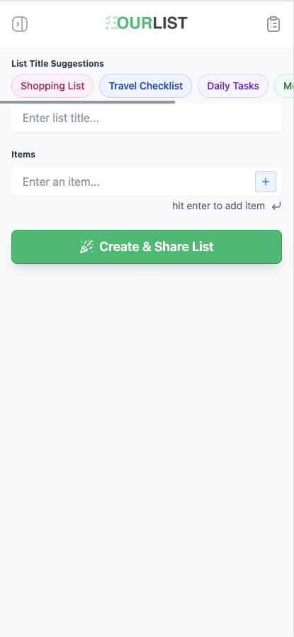 Ourlist.me - Saniyeler içinde listeler oluşturun ve paylaşın -% 100 ÜCRETSİZ medya 1