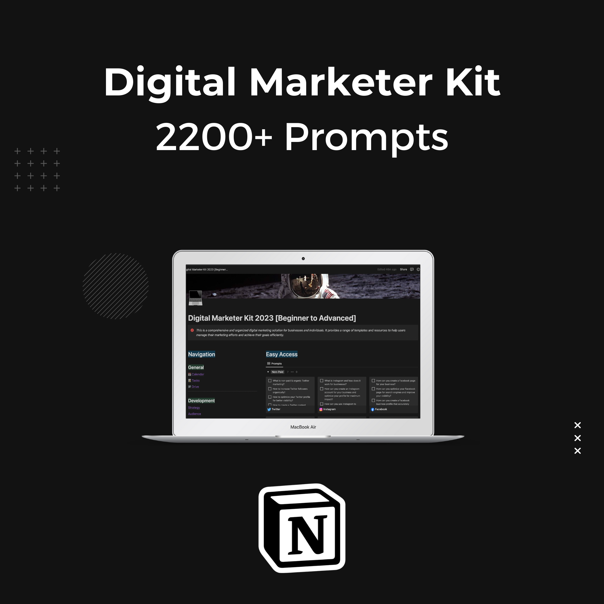 Pacote de marketing digital [iniciante]