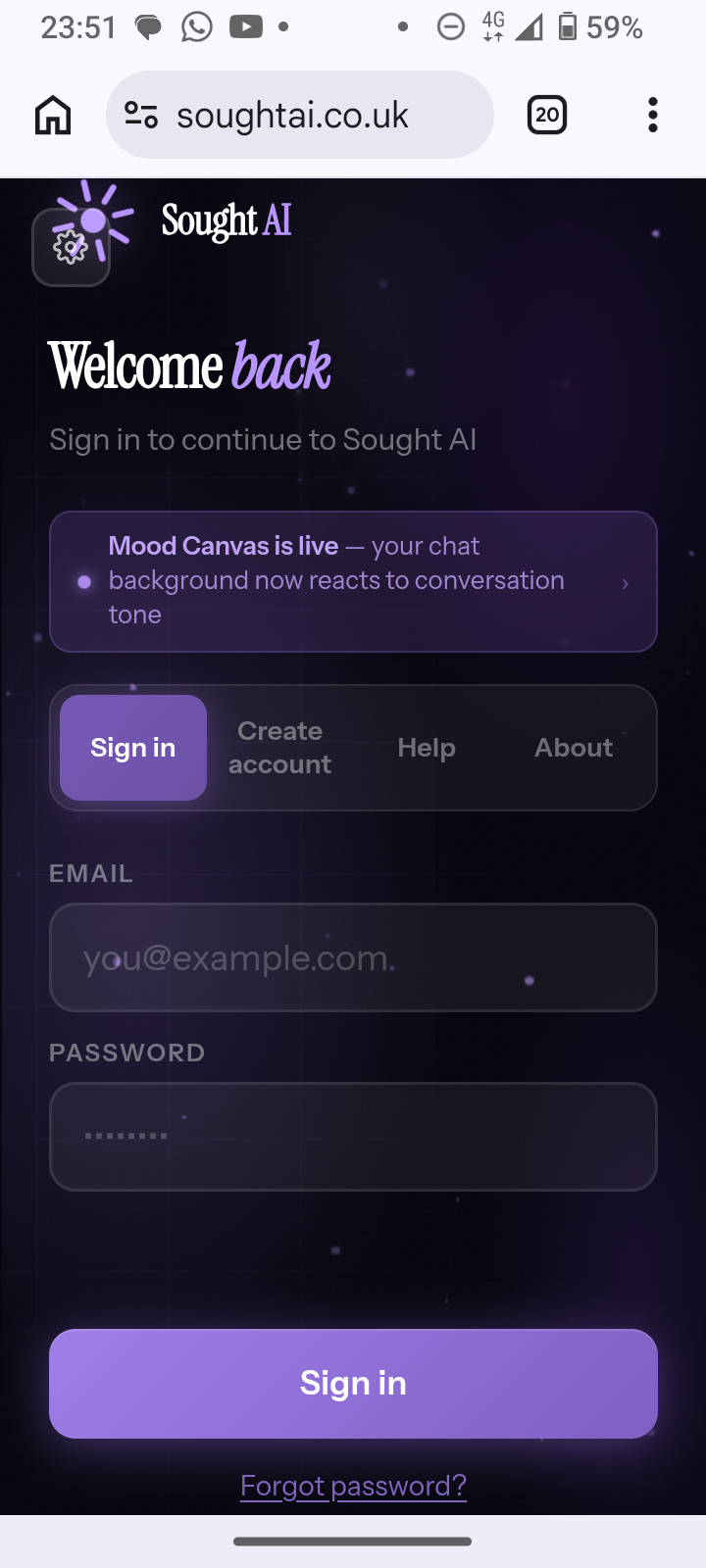 Sought AI gallery image