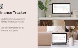 Notion Template | Finance Tracker media 2
