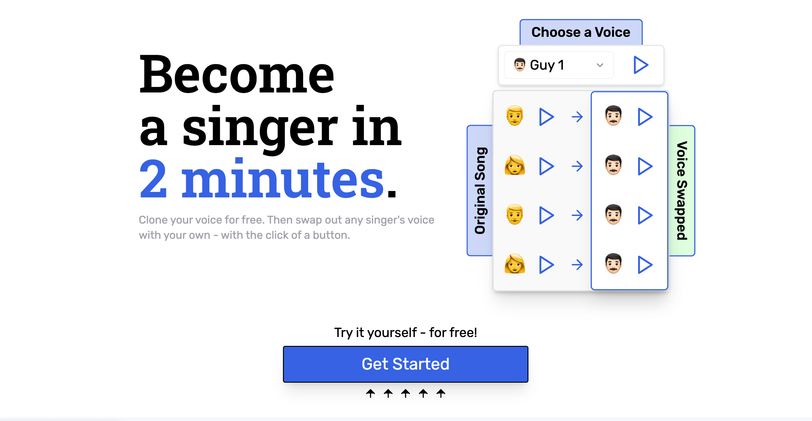 startuptile Instant Singer-Convert any song into your own voice with the power of AI