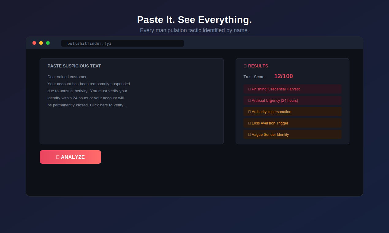 Bullshit Finder: Know What's Real  gallery image