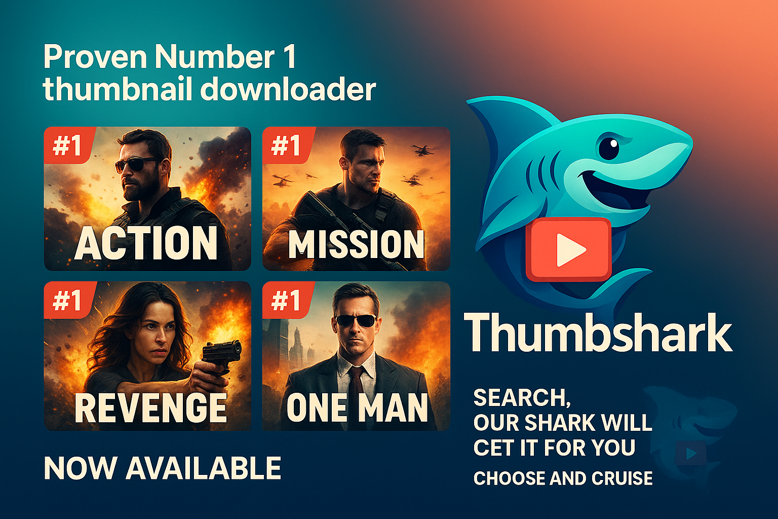 Thumbshark - Snag HD YouTube Thumbnails in 1 Klick - Null -Anzeigen, Nullgebühren Medien 2