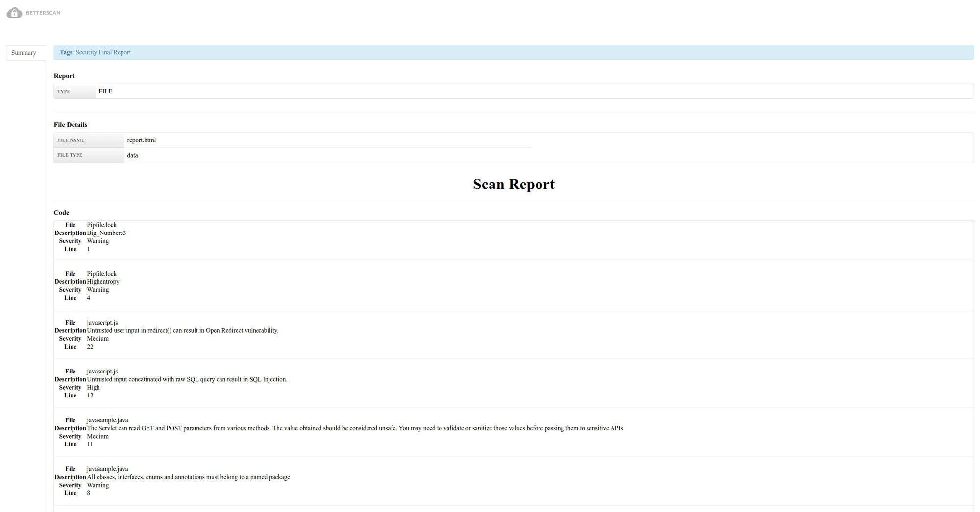 BetterScan.IO DevSecops Toolchain media 5