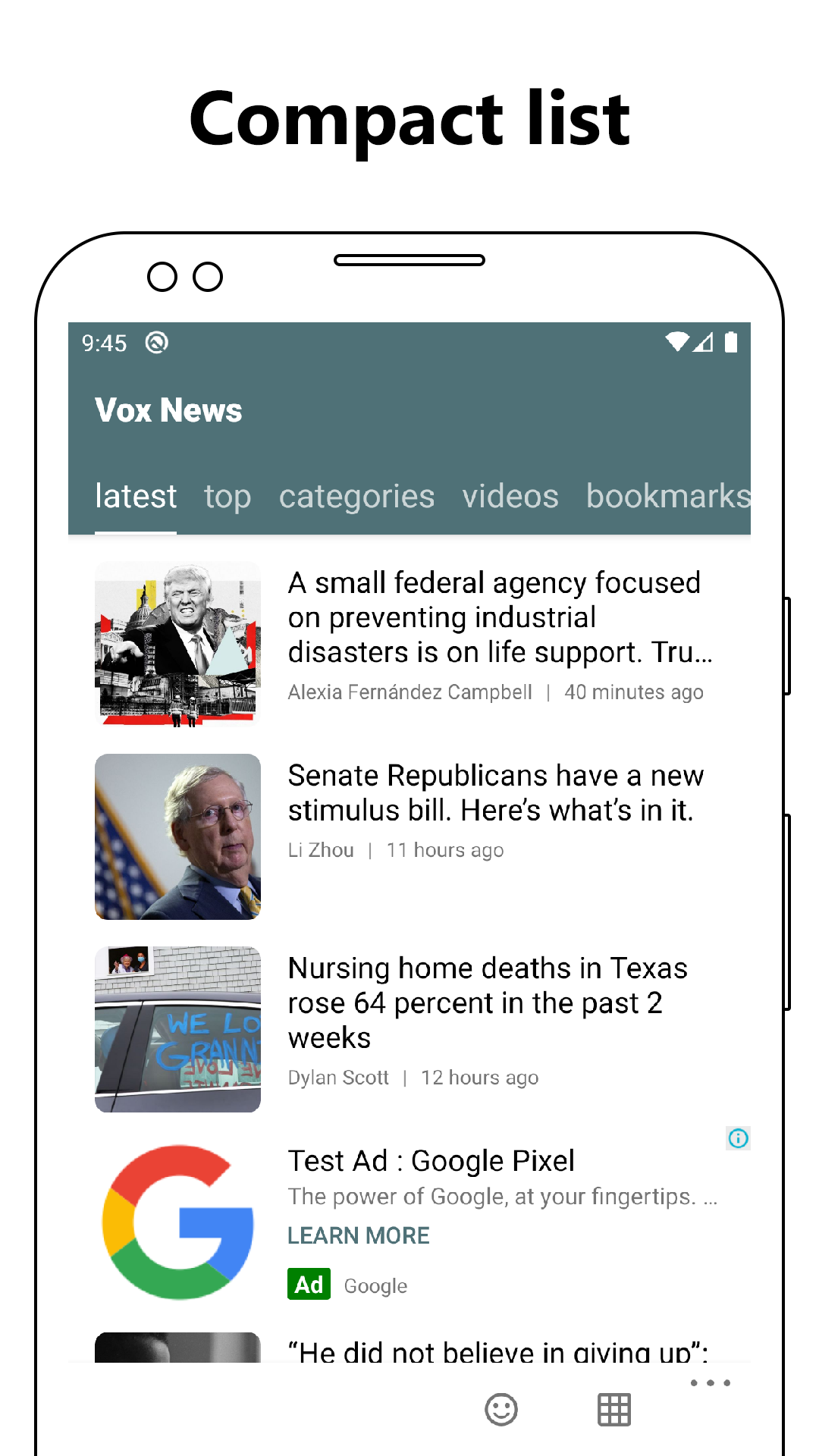 News Reader for Vox News gallery image